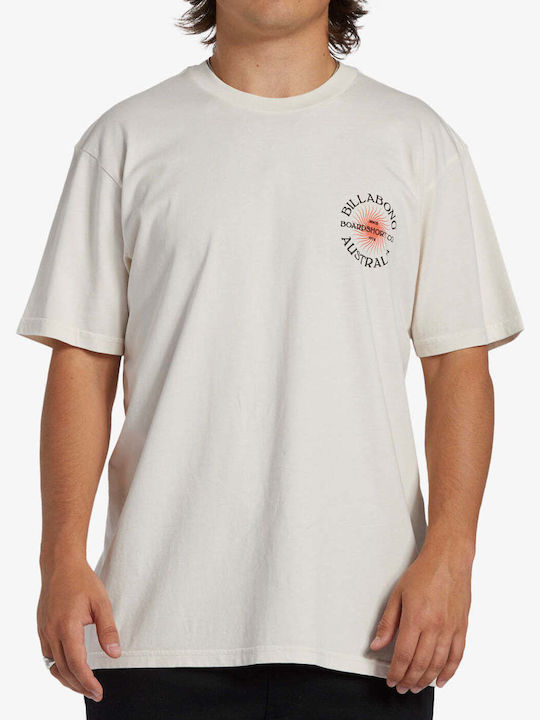 Billabong Connection Ανδρικό T-shirt Κοντομάνικο Off White