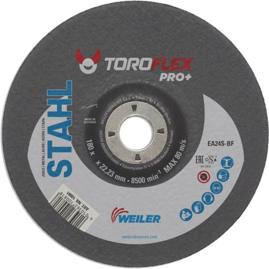 Toroflex 230x6x22 Disc de șlefuire Μetal 180mm