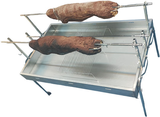 Maninos Verzinkt Holzkohlegrill für Lamm 146cmx90cm