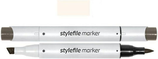Stylefile Marker Маркер за Рисуване 6мм Топло сиво