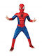 Carnival Kids Costume SPIDERMAN MARVEL DELUXE CHILDREN'S LICENSED RUBIES