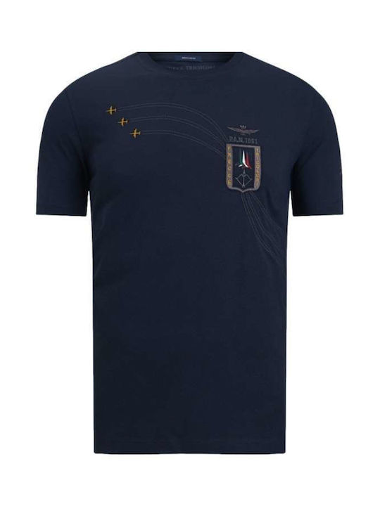 Aeronautica Militare Ανδρικό T-shirt Κοντομάνικο Blue Navy