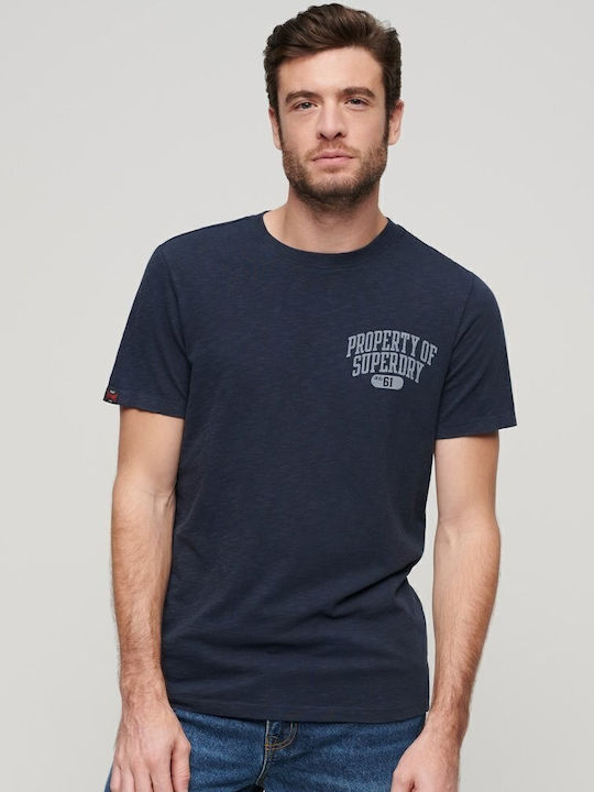 Superdry Tricou Albastru închis