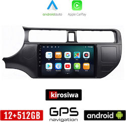 Kirosiwa Car-Audiosystem für Kia Rio 2012-2015 (Bluetooth/USB/AUX/WiFi/GPS/Apple-Carplay/Android-Auto) mit Touchscreen 9"