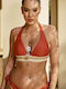 Set Bikini Τριγωνάκι Κεραμιδί