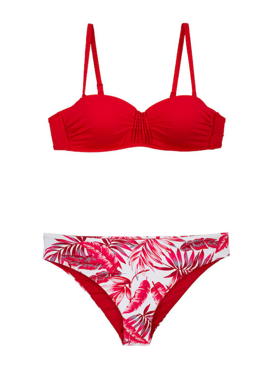 Bonito Bikini-Set Blumen RED