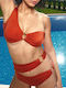 Bikini Bottoms High Waist Terracotta