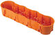 PAWBOL Flush Electrical Box IP30 in Orange Color