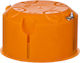 Simet Surface Mounted Electrical Box for Drywall IP20 in Orange Color