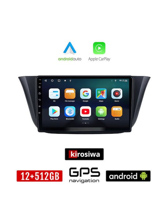 Kirosiwa Ηχοσύστημα Αυτοκινήτου για Iveco Daily 2014+ (Bluetooth/USB/AUX/WiFi/GPS/Apple-Carplay/Android-Auto) με Οθόνη Αφής 9"