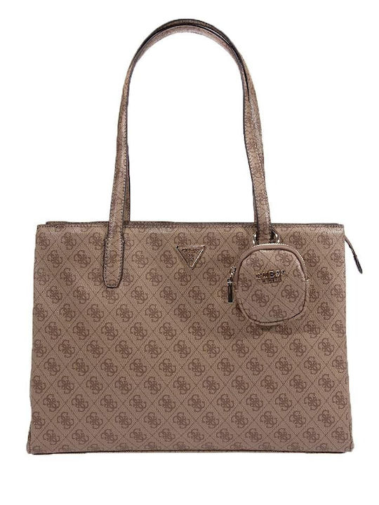 Guess Damentasche Schultertasche Beige