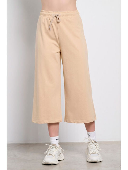 Sweatpants Flared Brown
