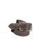 Prince Oliver Men's Leather Belt Brown