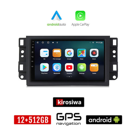 Kirosiwa Ηχοσύστημα Αυτοκινήτου για Chevrolet Epica 2006-2012 (Bluetooth/USB/AUX/WiFi/GPS/Apple-Carplay/Android-Auto) με Οθόνη Αφής 7"