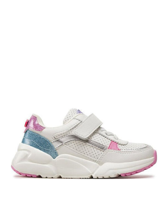 Kids Sneakers with Scratch White