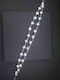 Bridal Headpiece Double Row Rhinestones 10 Mm 29 Cm
