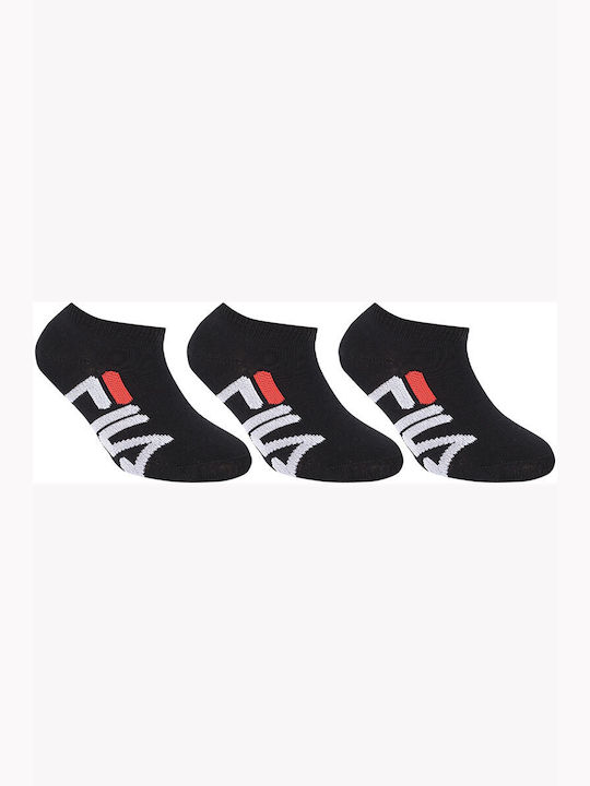 Fila Kids' Ankle Socks Black 3 Pairs
