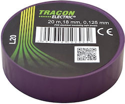 Tracon Electric Μονωτική Ταινία PVC Μωβ