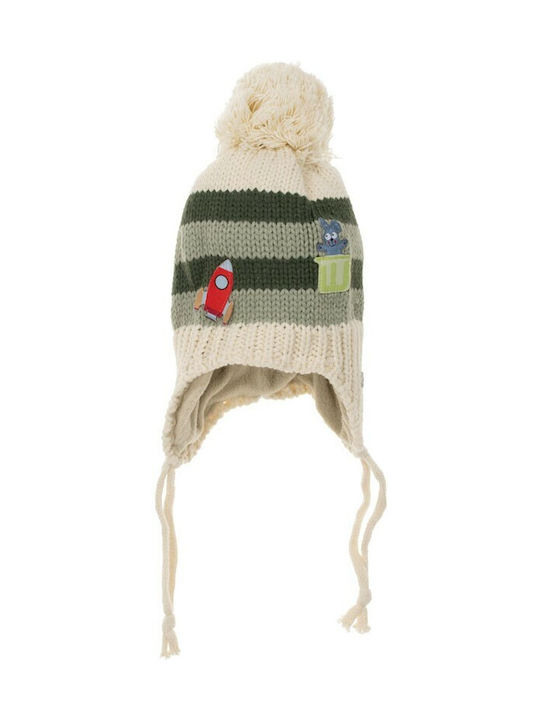 Kitti Kids Beanie Knitted Beige for Newborn