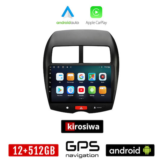 Kirosiwa Ηχοσύστημα Αυτοκινήτου για Peugeot 4008 2012-2018 (Bluetooth/USB/AUX/WiFi/GPS/Apple-Carplay/Android-Auto) με Οθόνη Αφής 10"