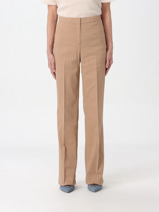 Pinko Women's Fabric Trousers Brown