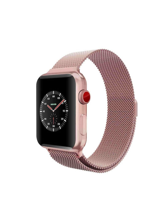 Watch Strap Stainless Steel Rose Gold (Apple Watch)