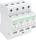 Tracon Electric Αντικεραυνικό Πίνακα Τύπου T2 Τετραπολικό