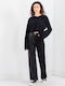 Echo Jean Damă High Rise Fit Regular Negru