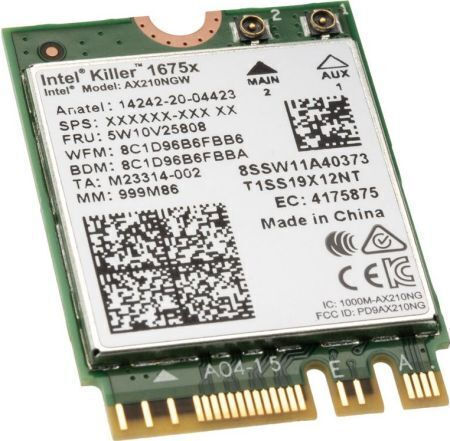 Intel Killer Ax1675x Interne Wlan 2400 Mbit/s