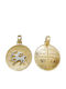 Goldjewels Κολιέ Διπλό Φυλαχτό Ζώδιο Τοξότης από Χρυσό 14Κ