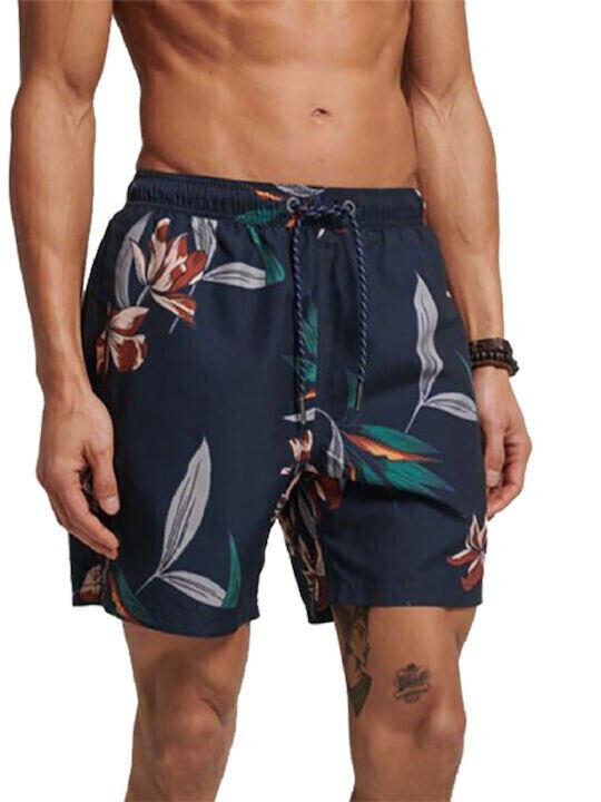 Superdry Αντρικό Μαγιό M3010212a-8ul Dark Navy ...