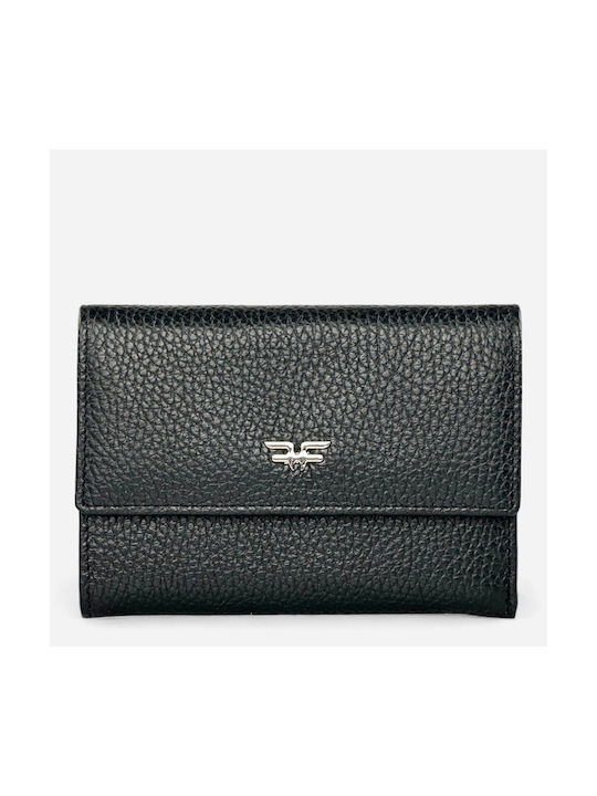 Forest Leather Women's Medium Women's Wallet F1005 Black