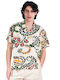 Paisley Cămașă Cu Mâneci Scurte În Linie Regular Fit Multicolor