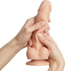 Realistic Dildo Sliding Skin Vanilla M