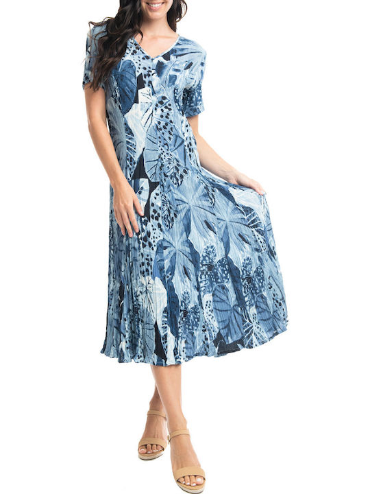 Orientique Midi Φόρεμα Μπλε