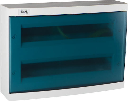 Ideal Elektrischer Sicherungskasten Wandmontage, 2 Reihen, 18 Elemente