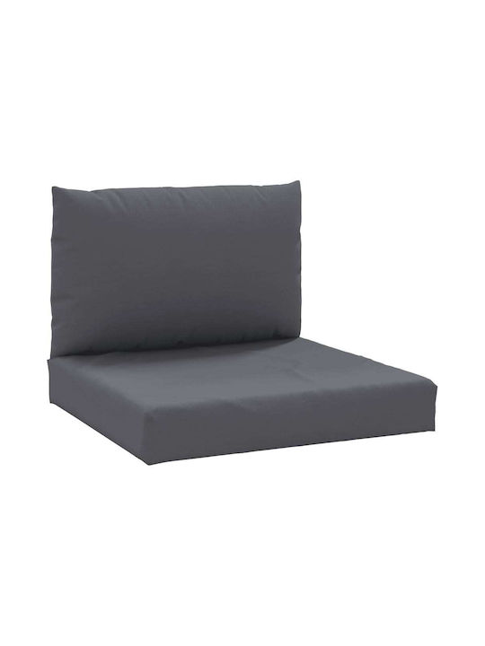 vidaXL Waterproof Sofa Cushion Pallet with Back...
