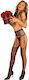Livco Corsetti Fashion Lamean Lc Xg044 Stockings Black One Size