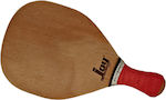 Joy Beach Racket Brown 330gr with Handle Red