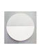 ForHome Modern Leuchte Wand mit Integrierter LED Weiß 20cm
