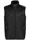Sleeveless Jacket Puffer Waterproof and Windproof Black