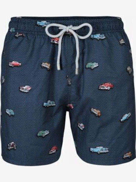 Costume De Baie Bărbați Pantaloni Scurți Albastru
