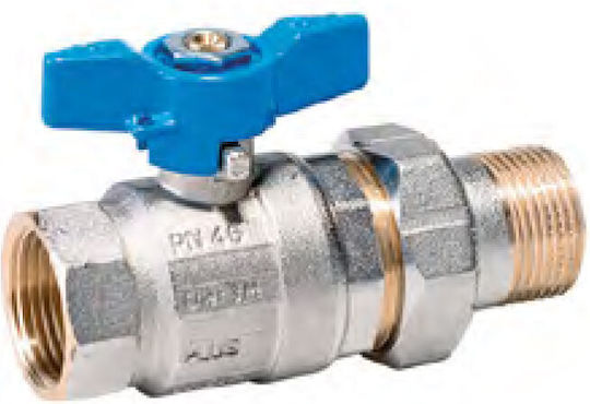 Cherbros Βάνα / Διακόπτης 1-1/4" Αρσενικό/Θηλυκό με Ρακόρ