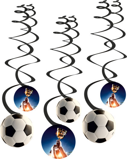 Amscan Hanging Ornament for Football Party 6 Pieces 60cm