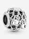 Pandora Openwork Chain Link Padlock Charm in Silver