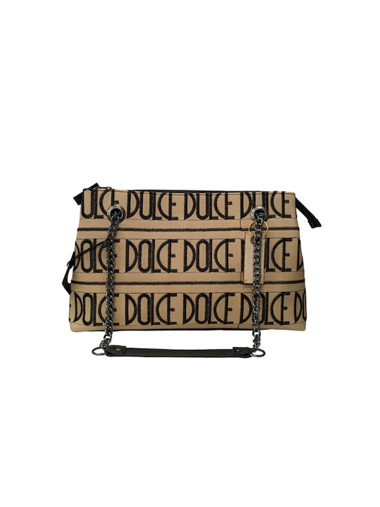 Dolce Women's Shoulder Bag Beige 248053