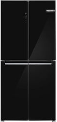Bosch Ψυγείο Ντουλάπα NoFrost Υ189.5xΠ85.5xΒ66.6εκ. Μαύρο