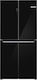 Bosch Side-by-Side Kühlschrank 547Es Total NoFrost H189.5xB85.5xT66.6cm. Schwarz KMC85LBEA