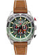 AVI-8 Hawker Hunter Men's Watch 43mm Chronograph Battery with Brown Leather Strap