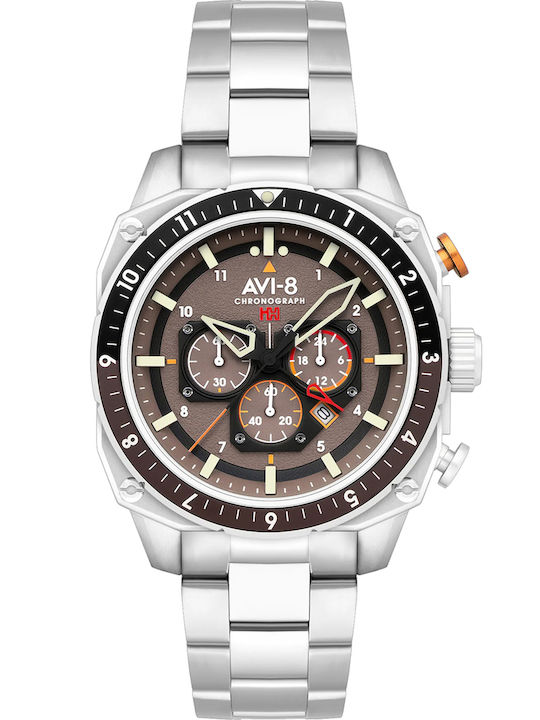 Avi-8 Av-4100-33 Мъжки часовник Hawker Hunter Dual Time Хронограф 43мм 5атм